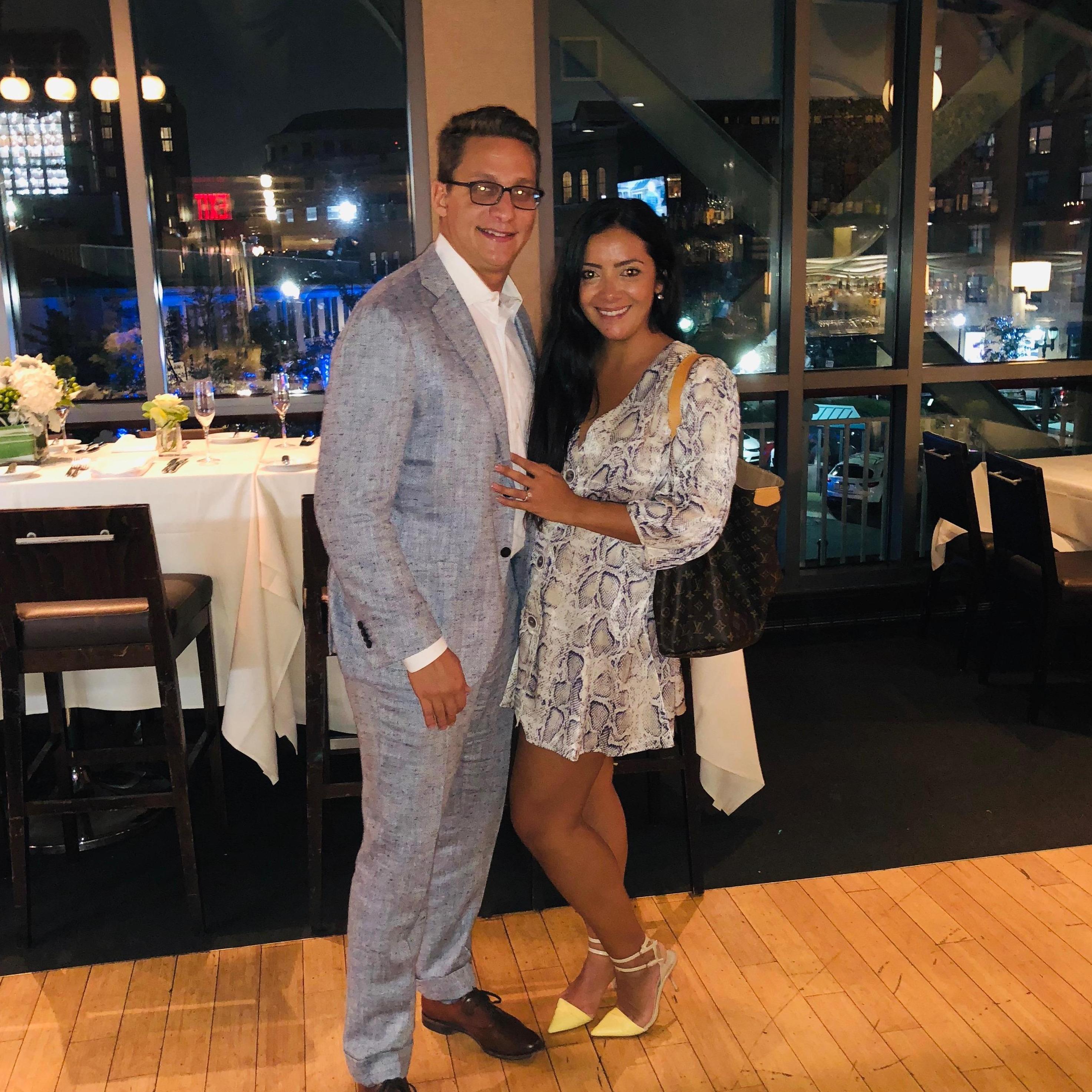 October 6, 2018
Celebration our engagement over dinner...
