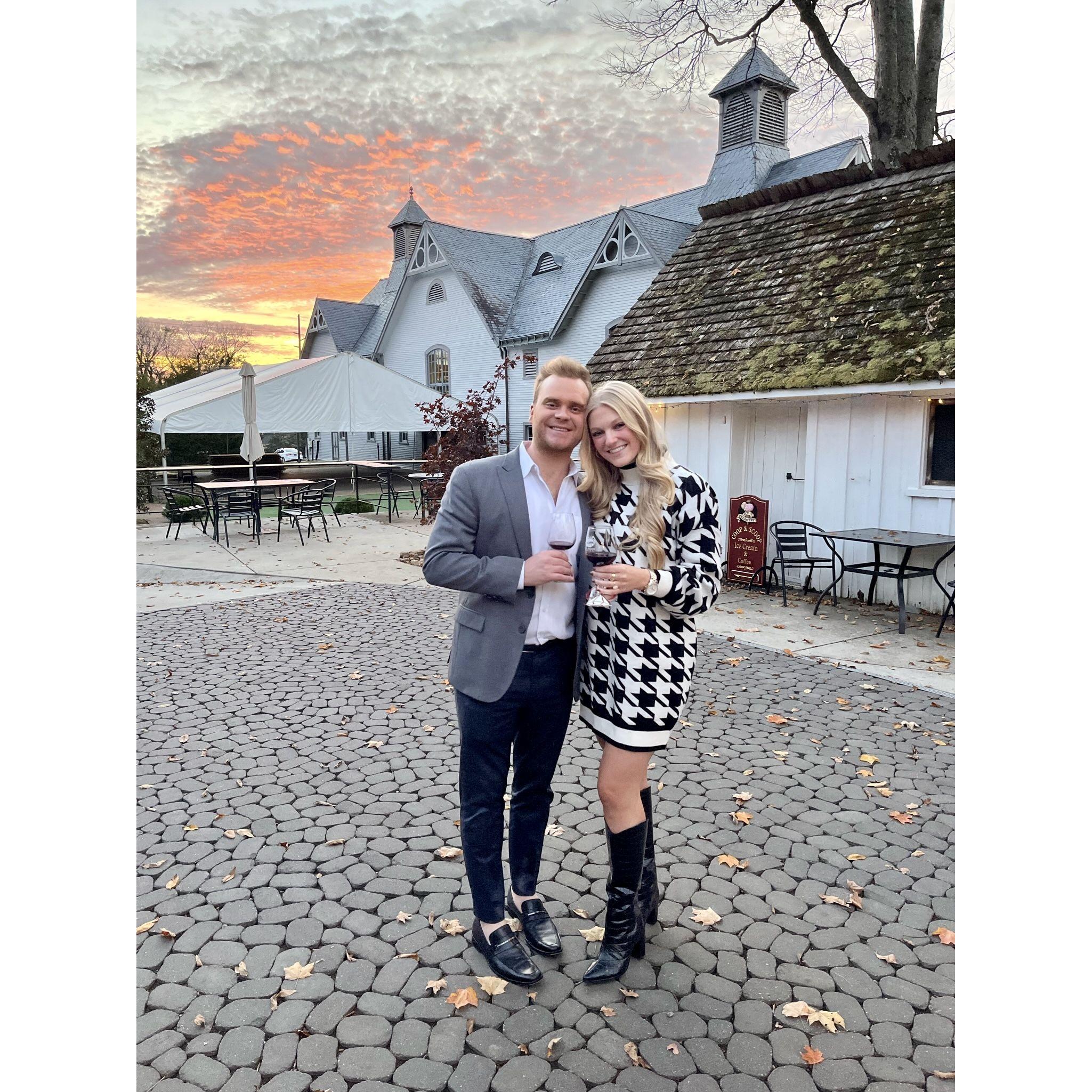November 2023 | Moments after Connor proposed:)