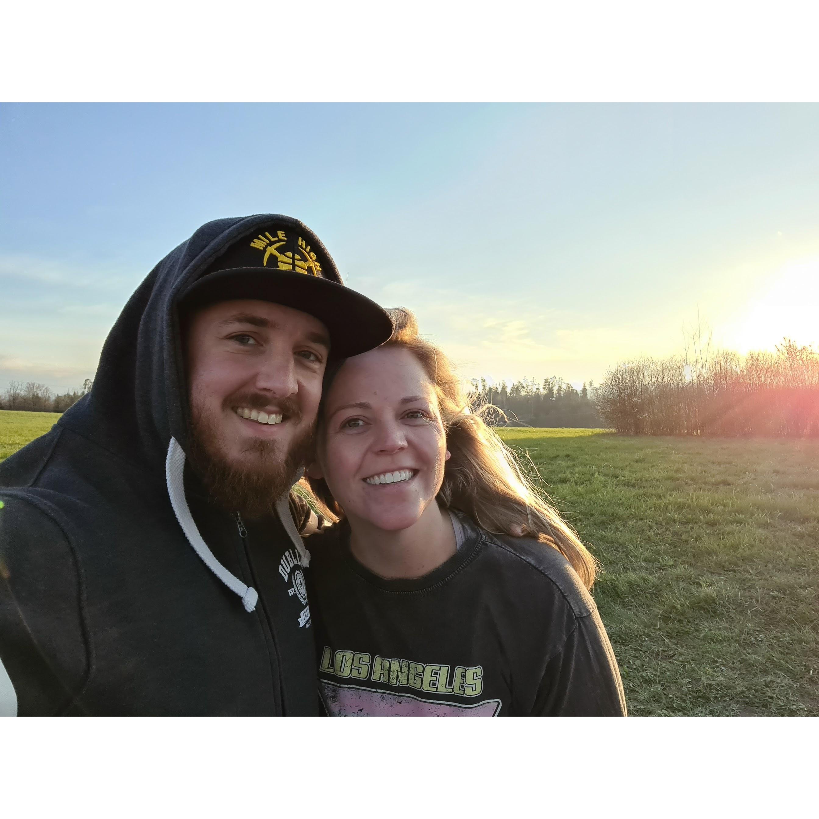 The travel ban went into effect after Caitlin was back in Switzerland with Oli. We didn't know when we would see each other again so Caitlin ended up "living in Switzerland" for almost 4 months! :)