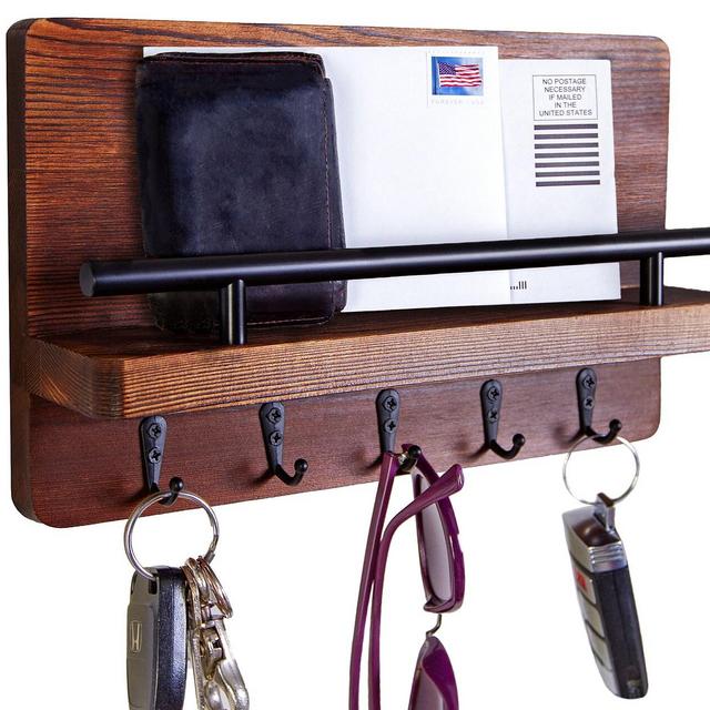 Key Holder and Mail Shelf - Entryway...