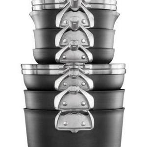Calphalon - Premier 10-Pc. Space-Saving Hard Anodized Non-Stick Cookware Set, Created for Macy's