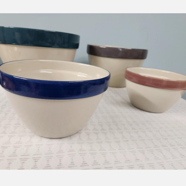 Vintage Over and Back Mixing Bowls