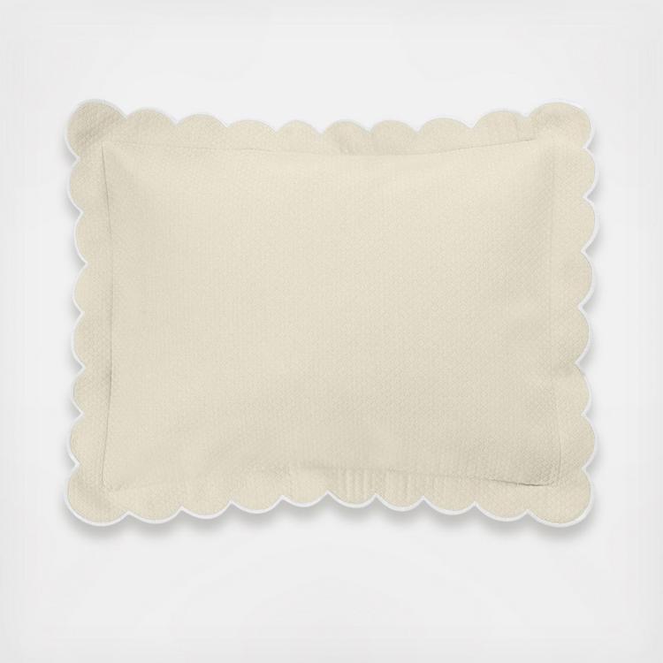 Diamond Pique Boudoir Sham
