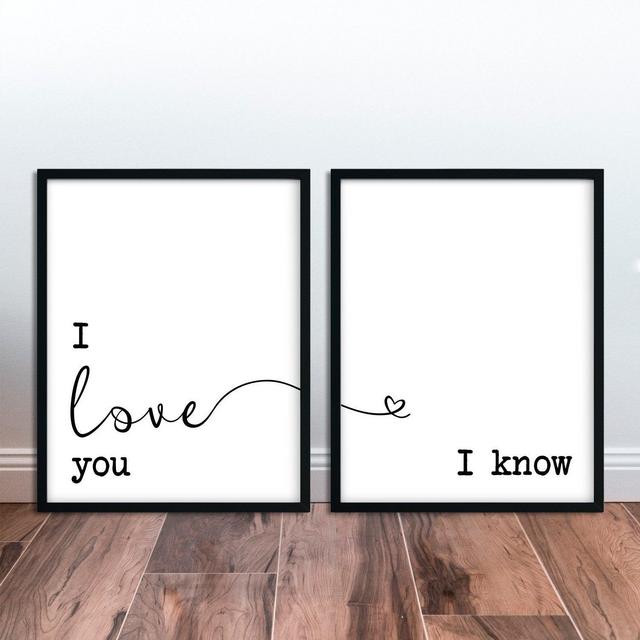 I Love You I Know Love Gift Printable...