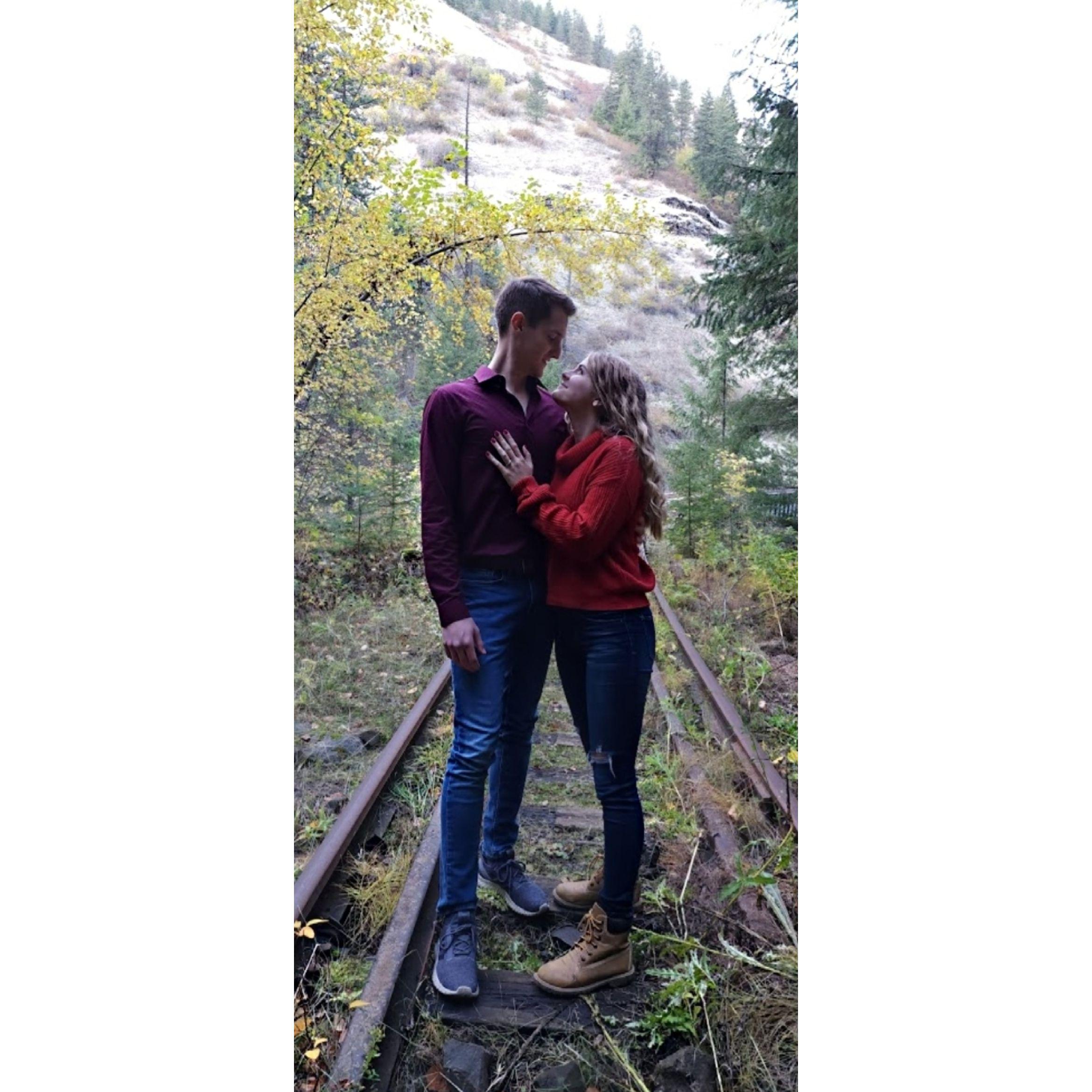 10 minutes after Gabriel proposed to Kaycee (October 2022)