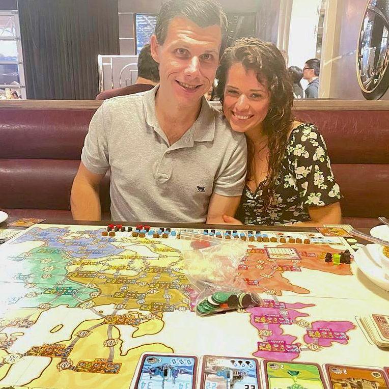 Solina attempted to take Josh to a fancy restaurant only to discover it was a gaming restaurant and instead a place to eat while playing board games! 
(Oct 14, 2022)