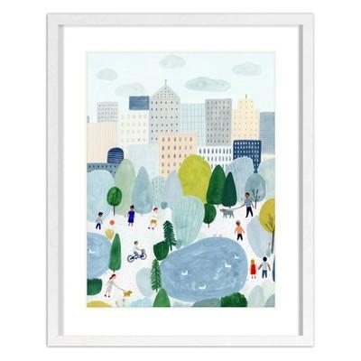 16"x20" Kate Pugsley City Scene Framed Wall Poster Print - Project 62™