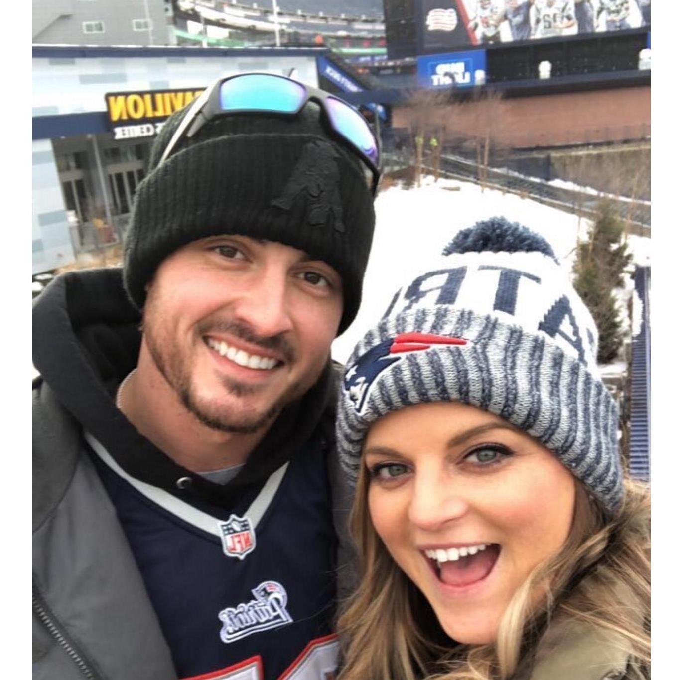 First time at Patriot Place together