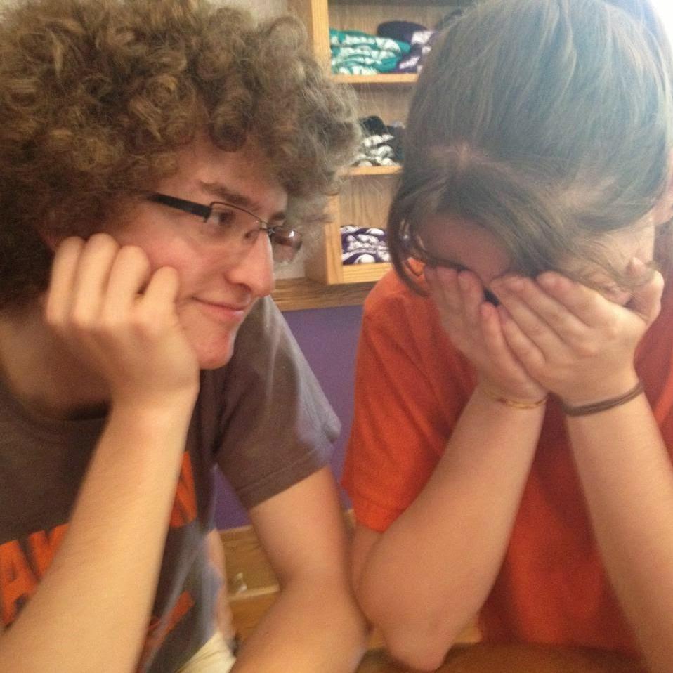 First photo as a couple, 2013
