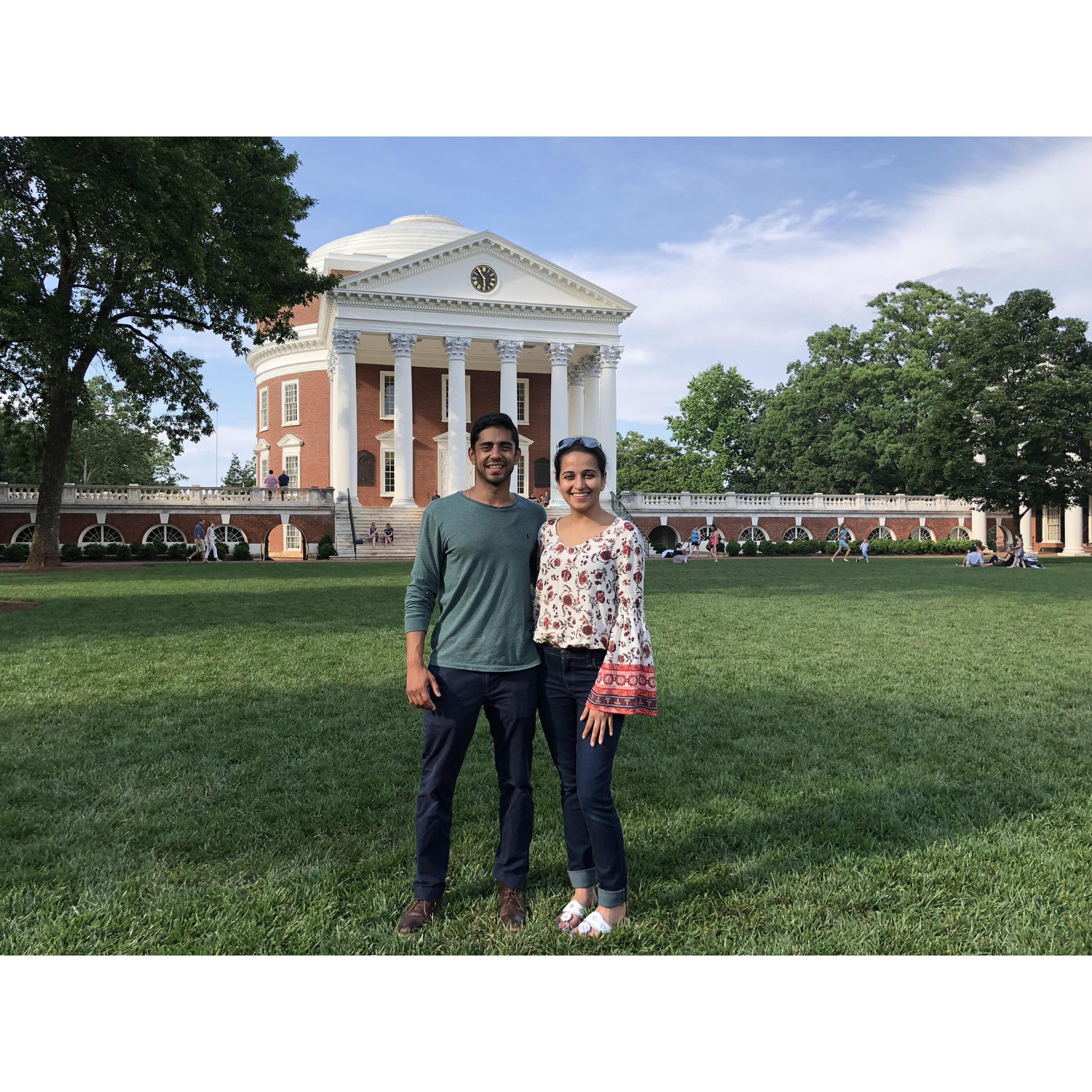 Visiting Suraj's Alma Mater - University of Virginia in Charlottesville, Virginia