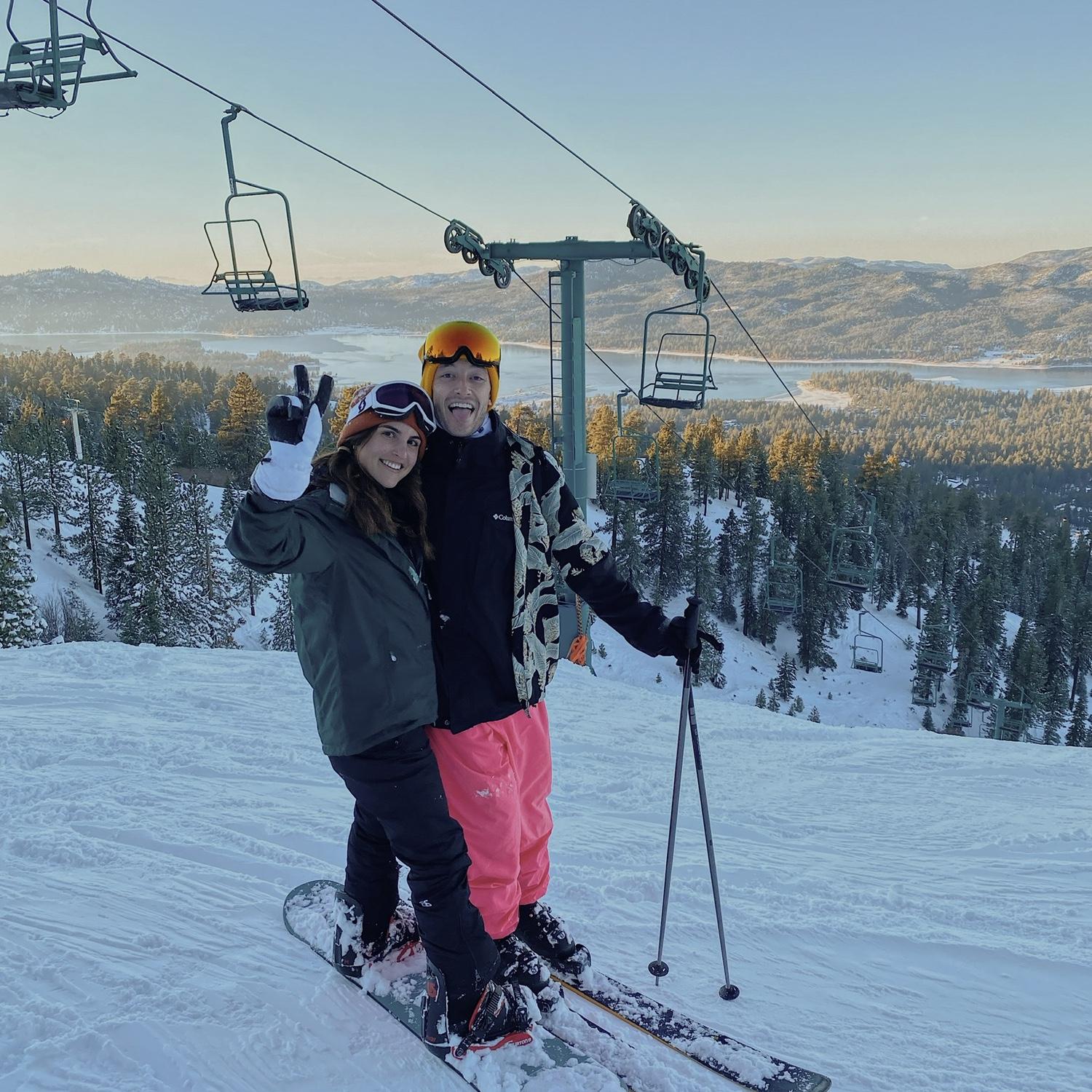 first ski trip together!