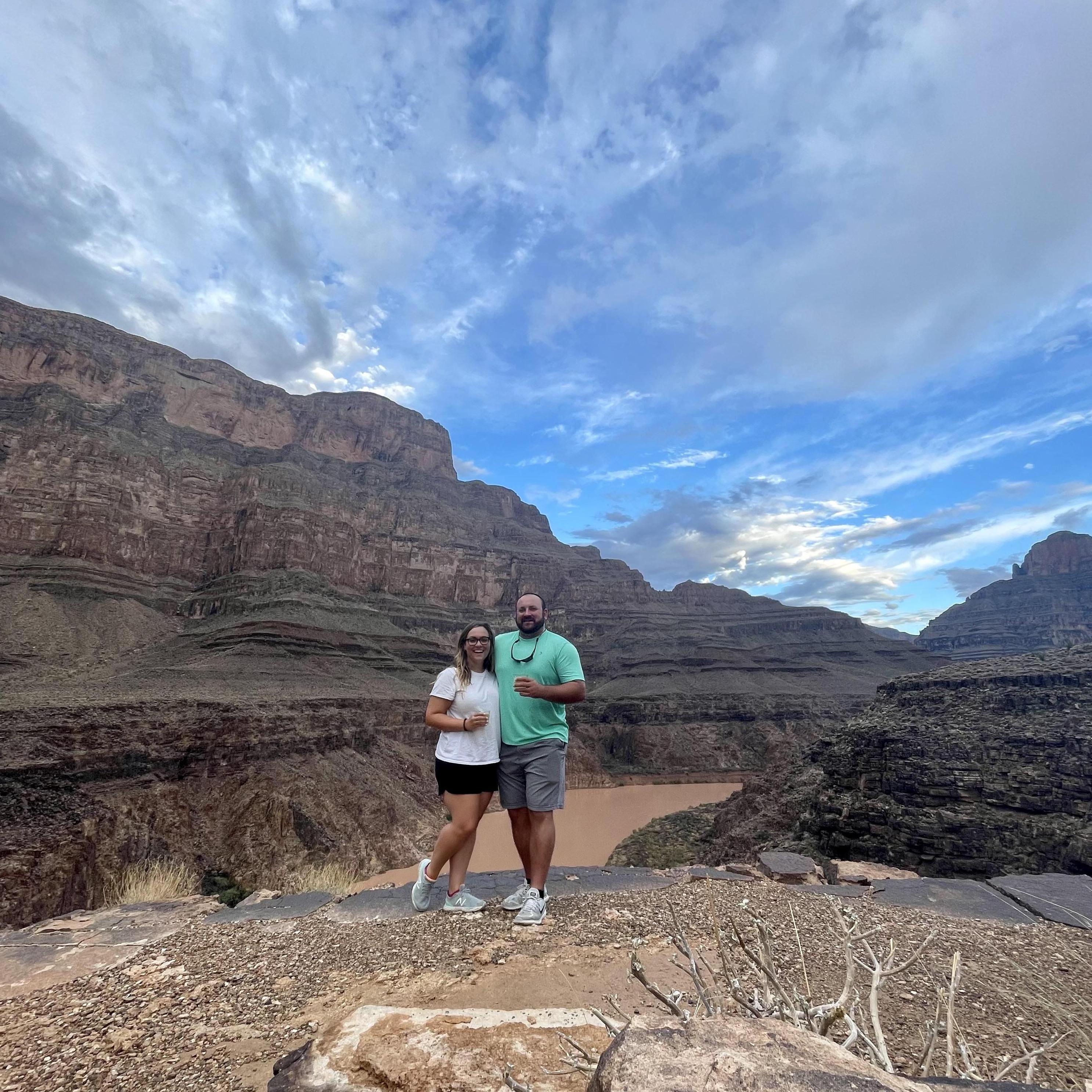 Crossing the Grand Canyon off Emily's Bucket List for her 30th birthday