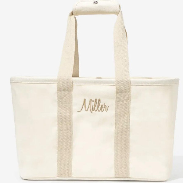 Monogrammed Market Basket