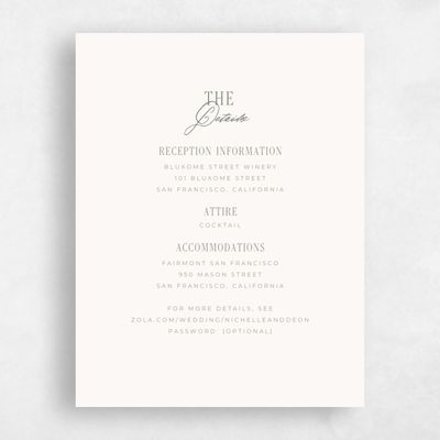 Beige Wedding Enclosure - Reece