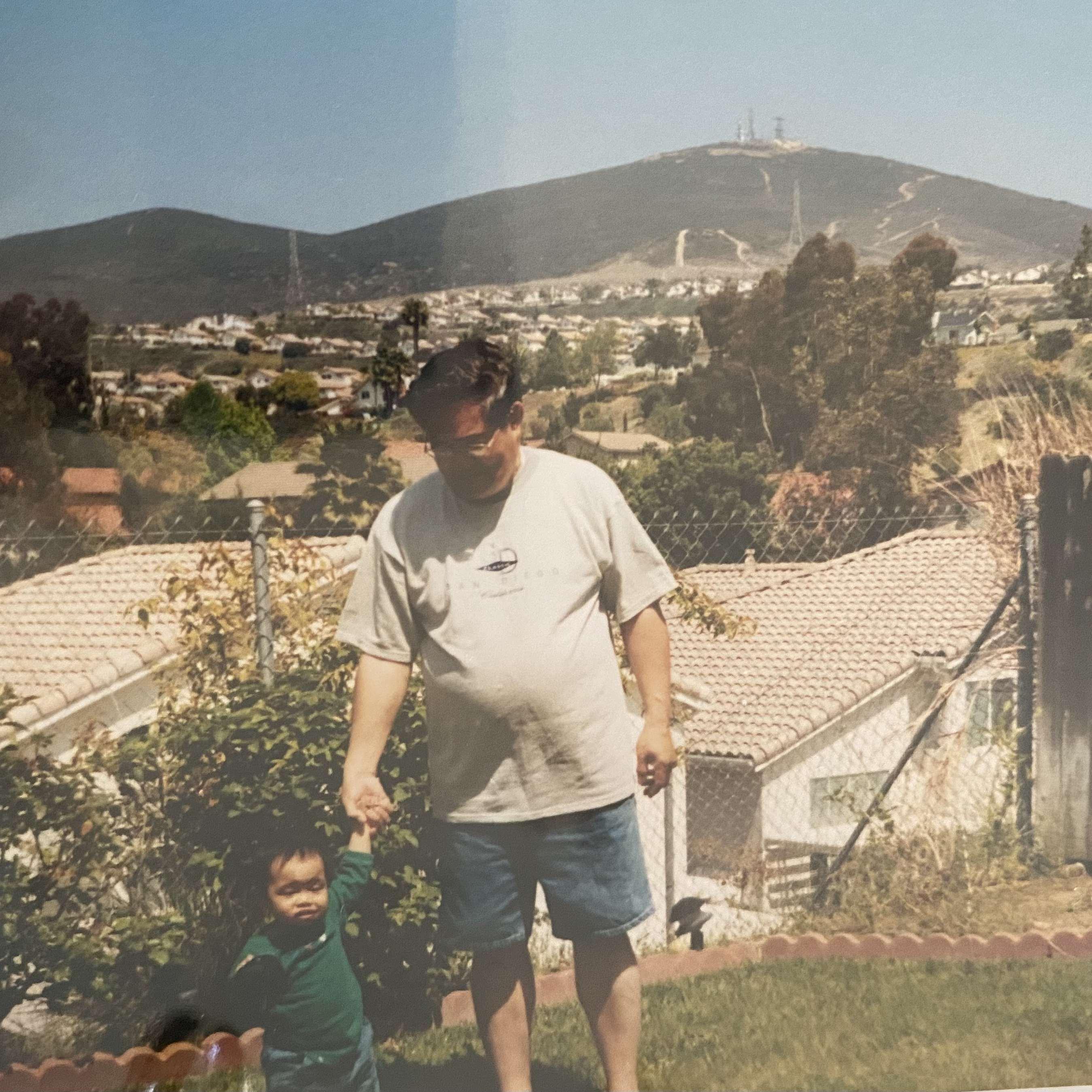 Dad with Grandson Christen