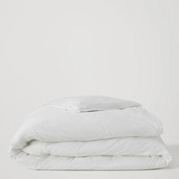Queen Cotton Duvet Cover - White