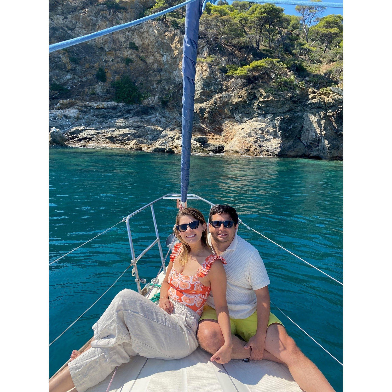 Sailing together in Spain