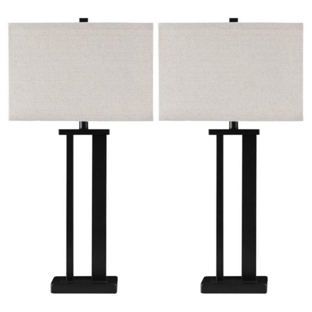 Set of 2 Aniela Metal Table Lamps Bronze - Signature Design by Ashley