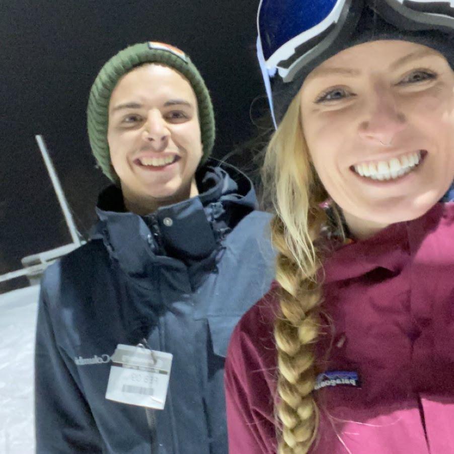 First snowboard date.
