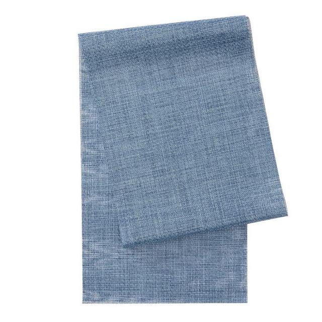 Easy Care Table Runner - Blue Textured