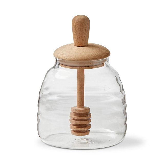 tag Honey Dipper Set - Kitchen Accessories & Serving Utensils, 16oz Capacity, Hand Wash, 3.5" x 3.5" x 5.5"