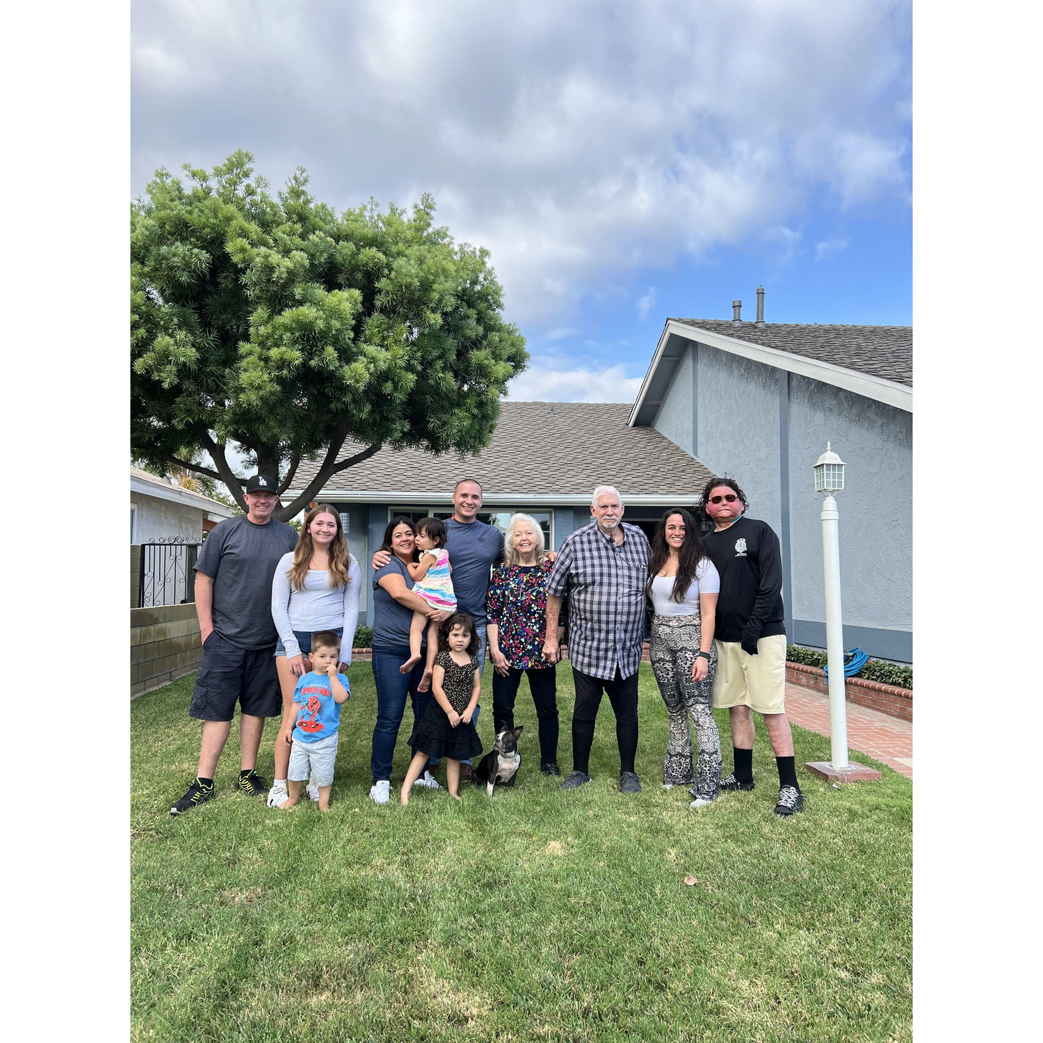 Visiting Jessica's grandparents and family in California