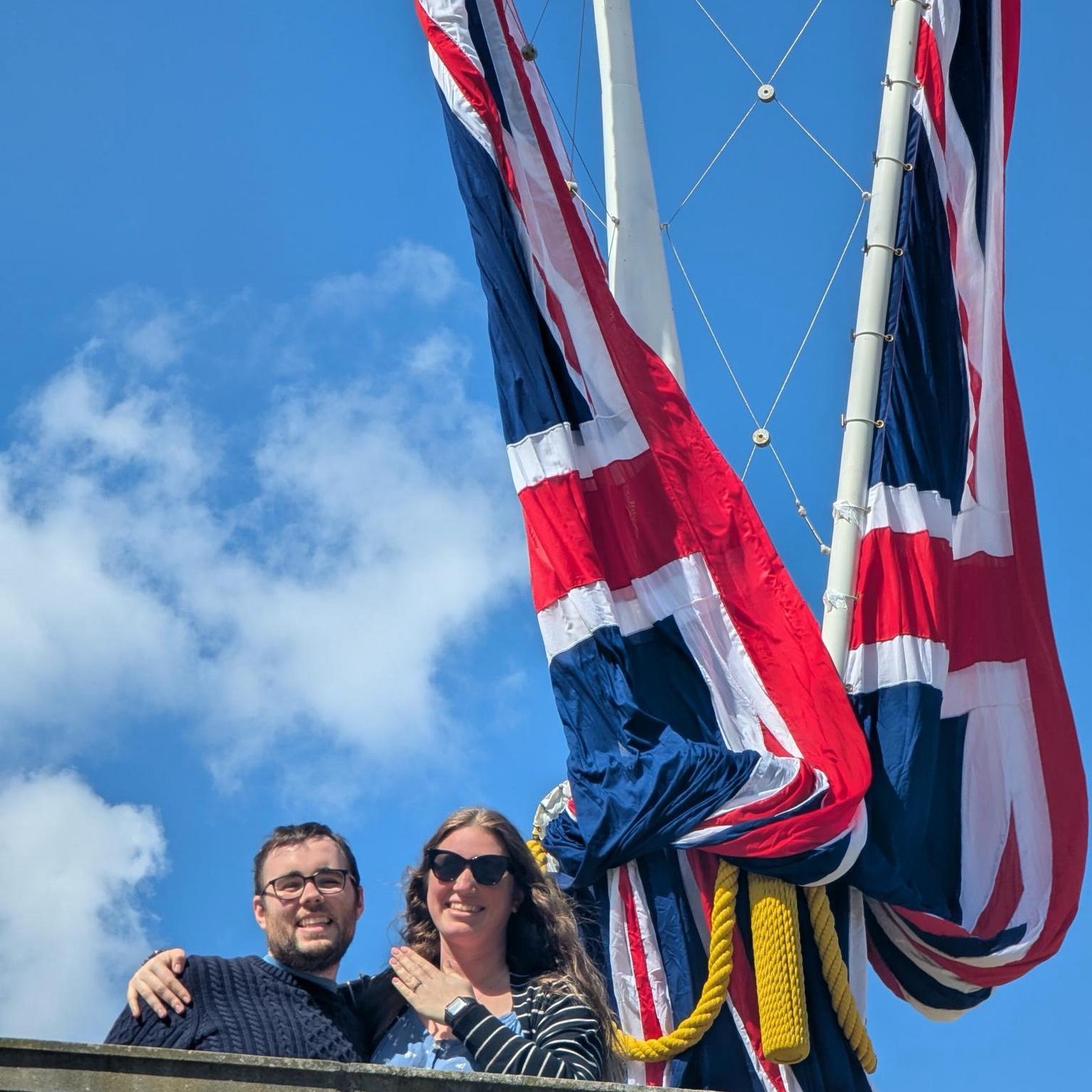 Photo by a kind stranger in London