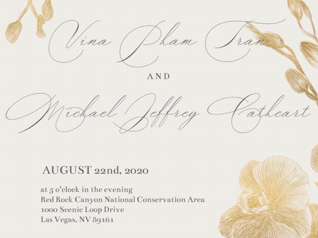 The Wedding Website of Vina Tran and Michael Cathcart