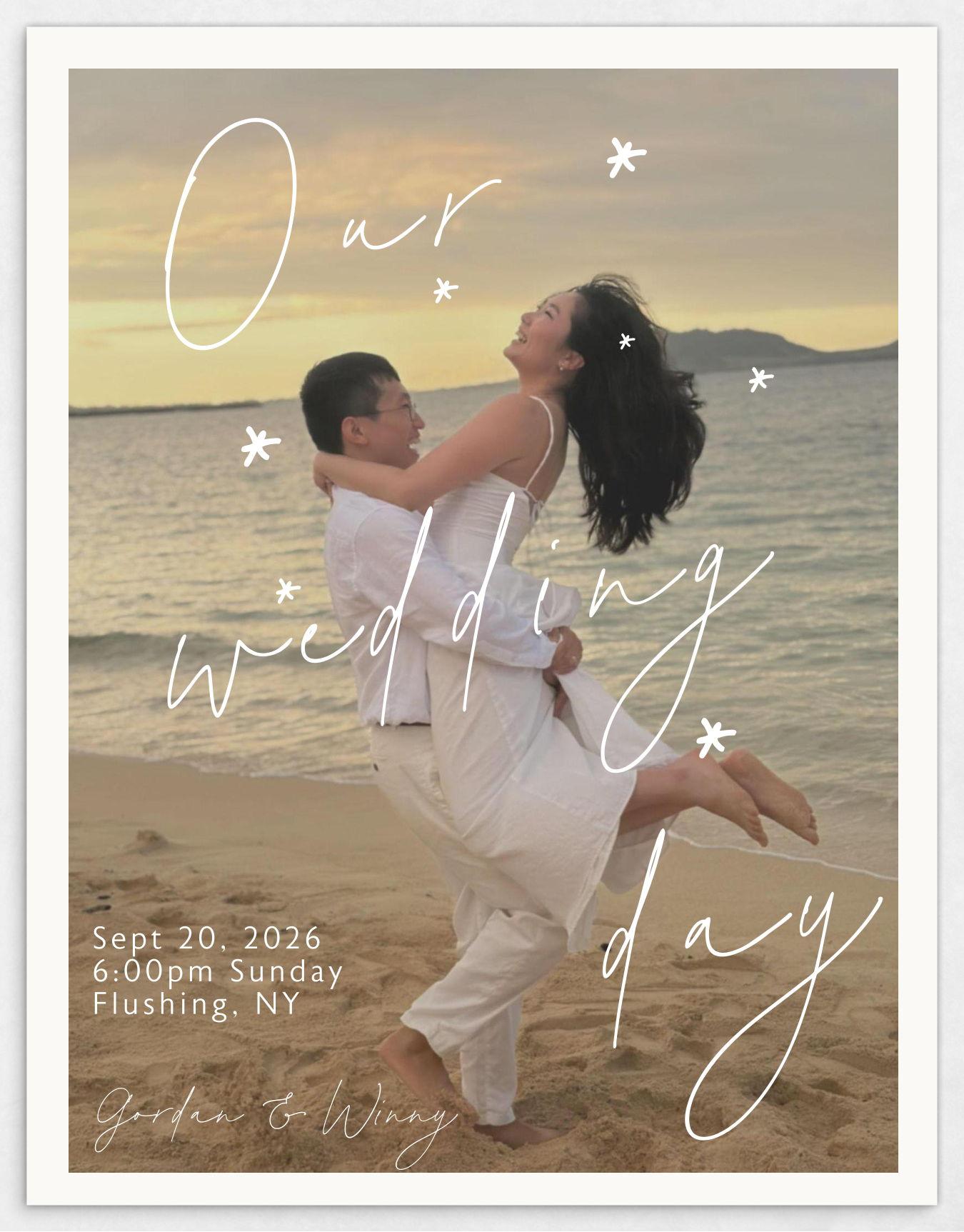 The Wedding Website of Gordan Lin and Winny Zhang