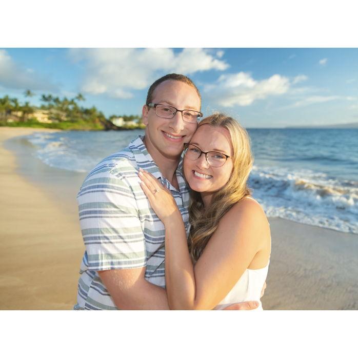 Just after Madi said "Yes!" in Maui