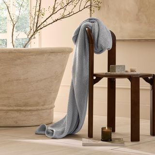 Turkish Ribbed Bath Sheet