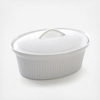 Bianco Oval Covered Casserole