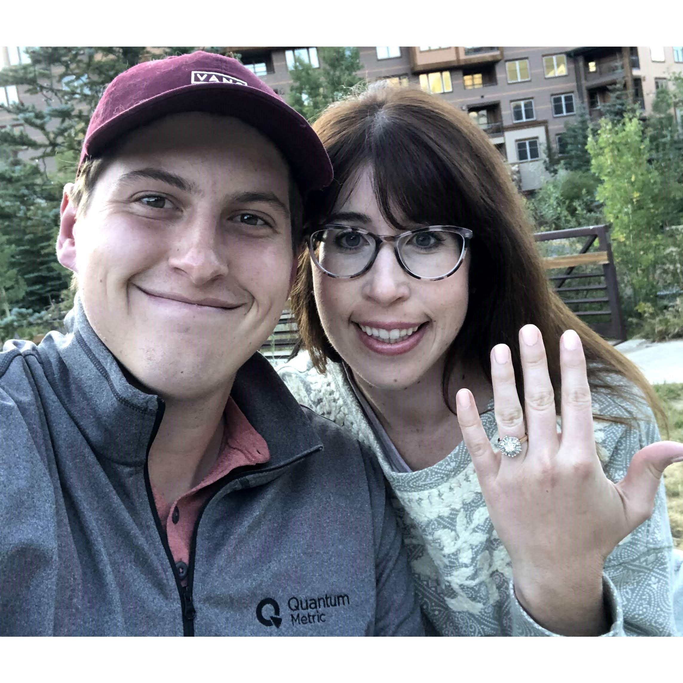 Engagement weekend at Trestle bike park 2019