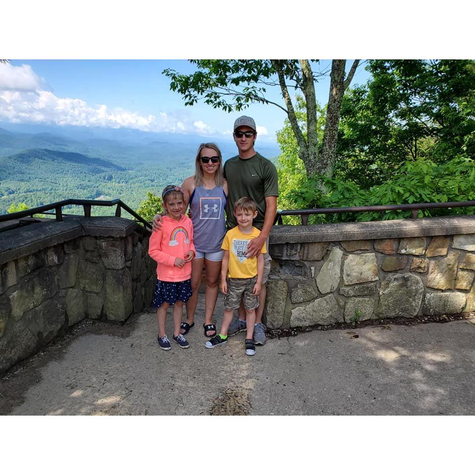 Our first trip outside of Illinois as a Family.