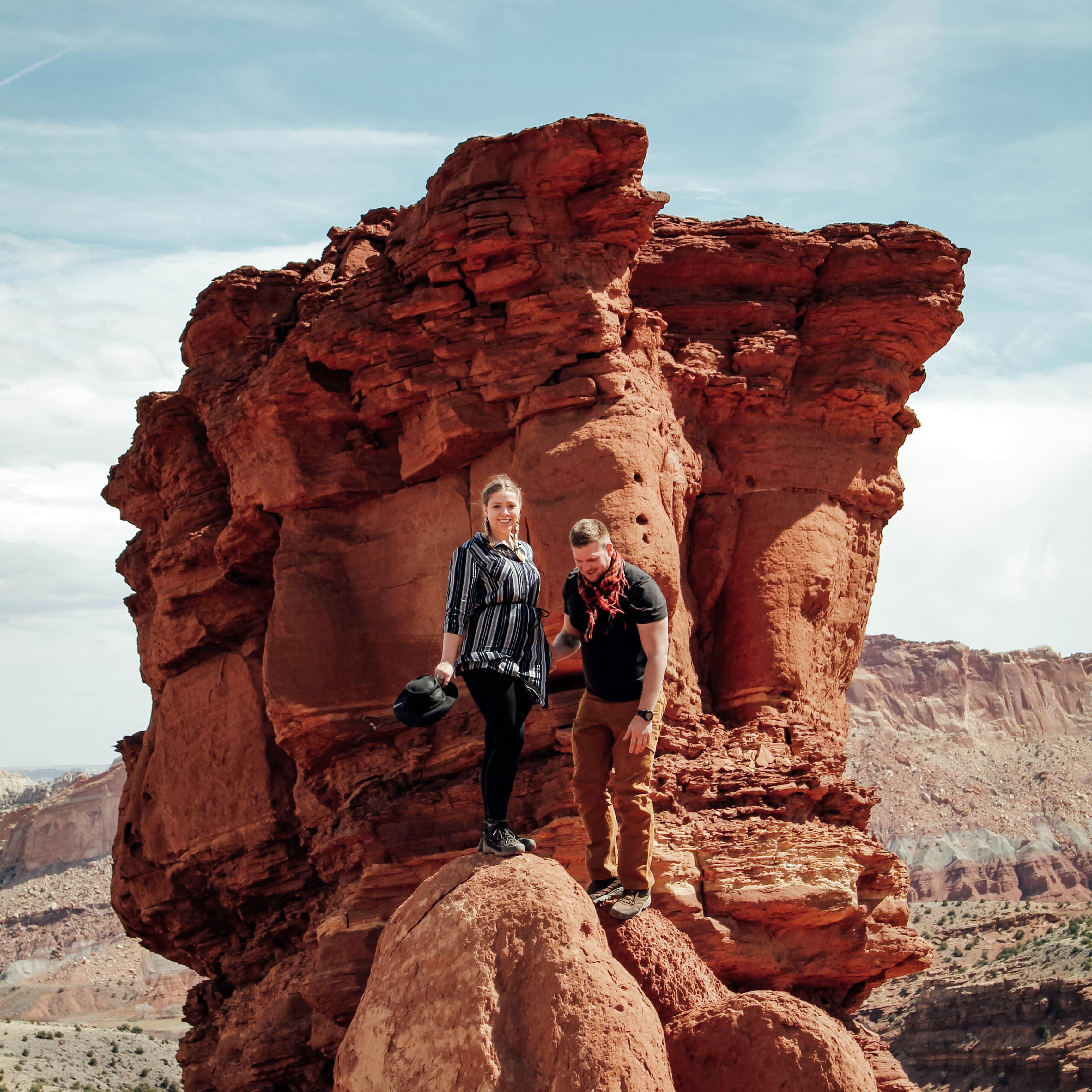 Engaged in Capitol Reef National Park 3/22/17