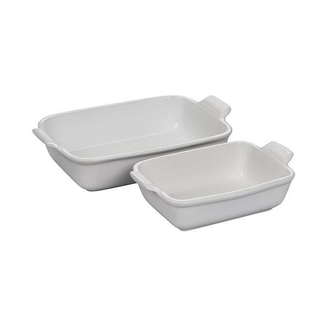 Le Creuset Set of 2 Heritage Rectangular Dishes