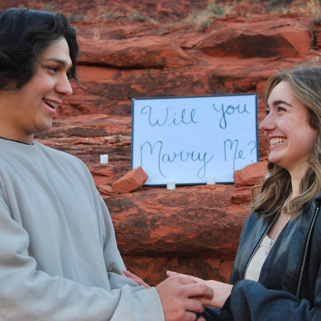 She said Yes!
