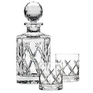 Top Shelf Bevel 3-Piece Whiskey Set