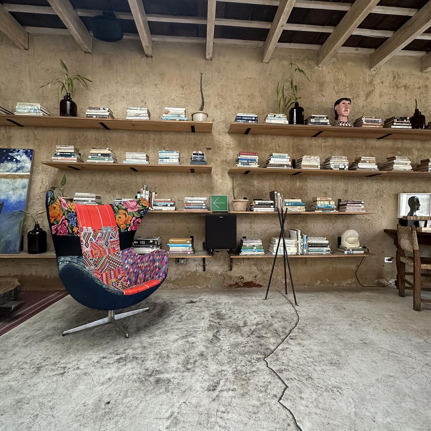 Cute little reading nook by the Good Hotel