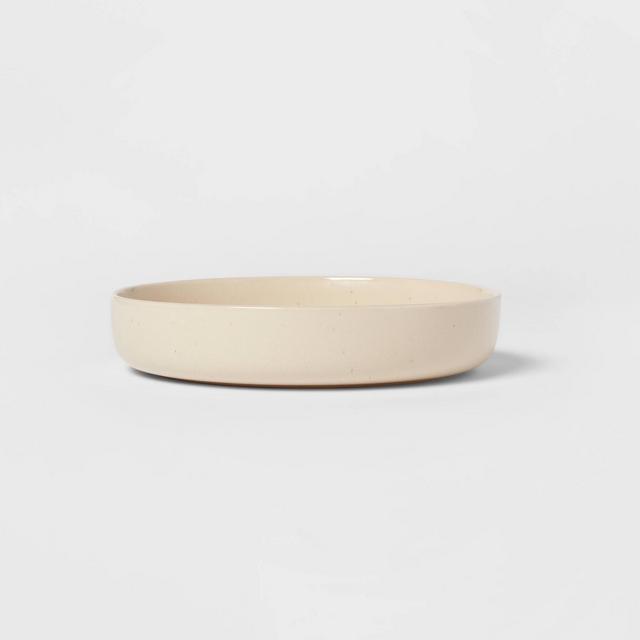 37.2oz Stoneware Tilley Dinner Bowl White - Project 62™