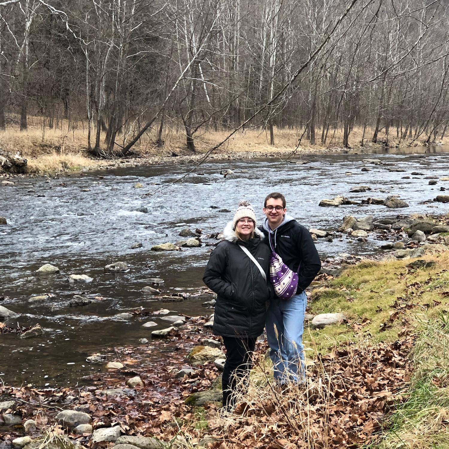 moments away from getting engaged! Seneca Rocks, West Virginia December 22, 2023
