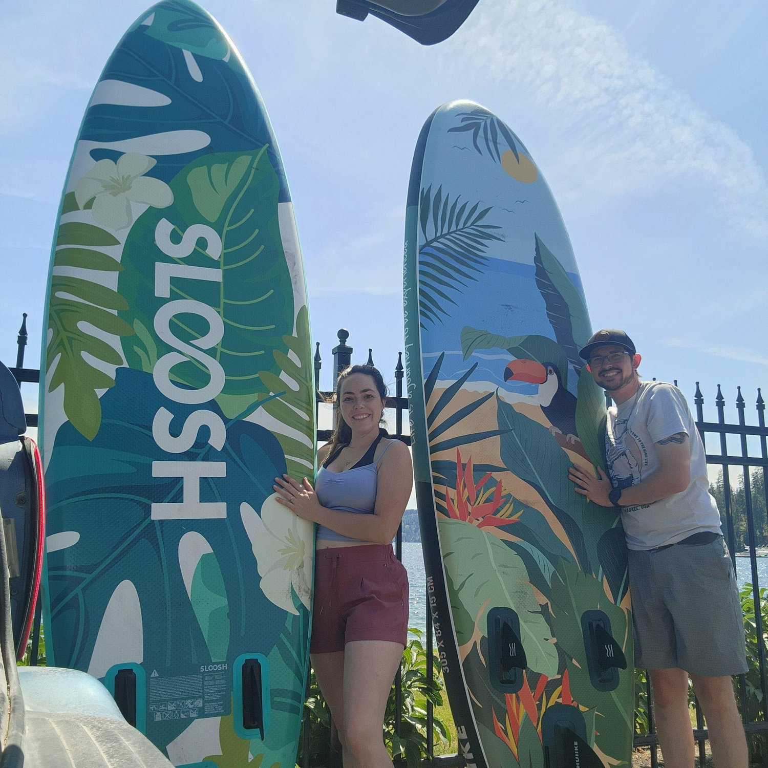 Bought our Paddle Boards and use them a lot!
