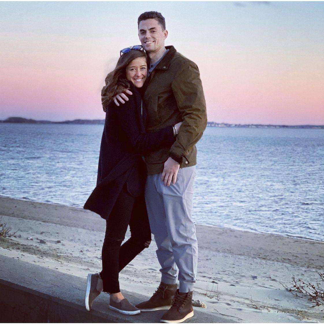 First picture together <3 St. Patrick's Day in Southie 2019