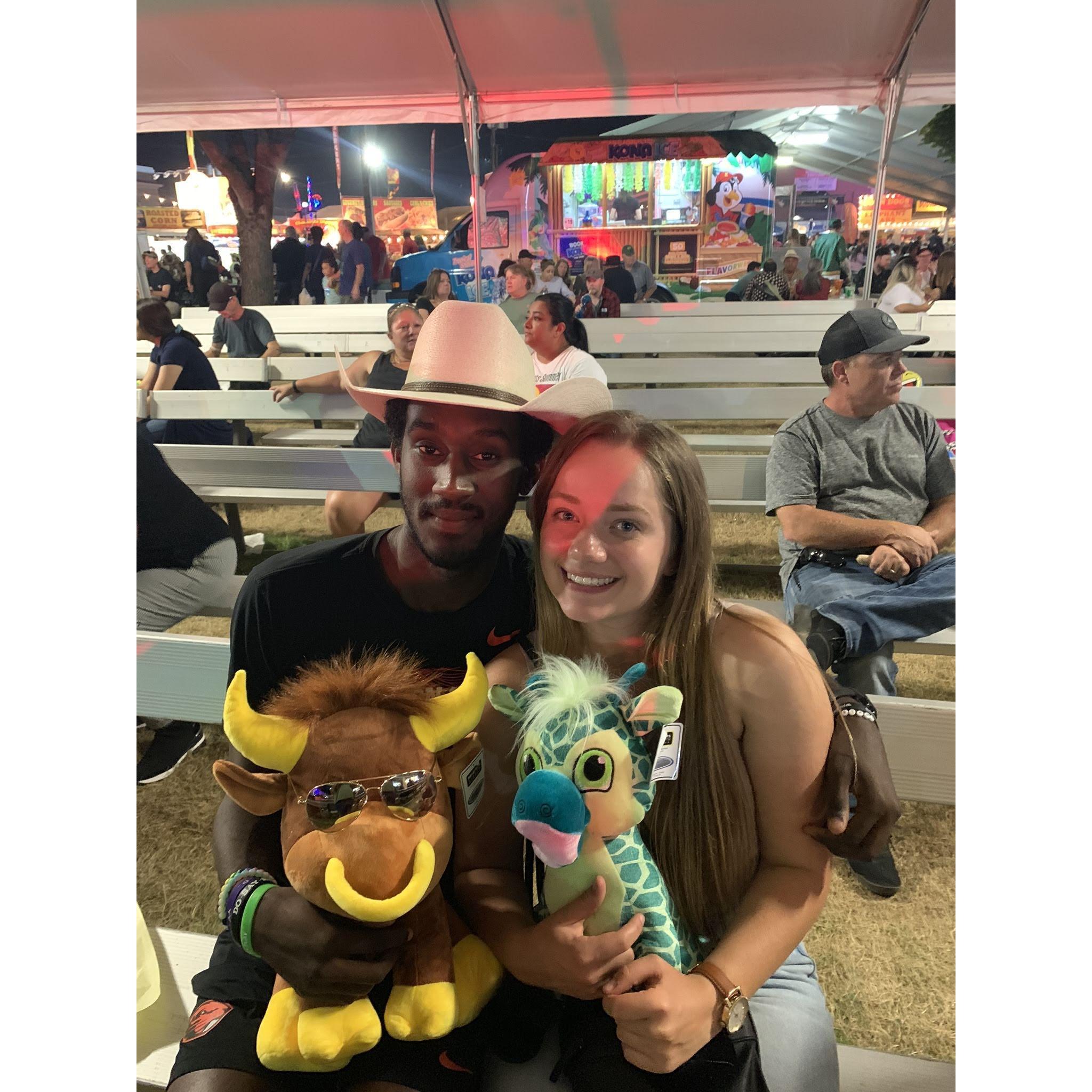 A fun date at the Oregon State Fair!