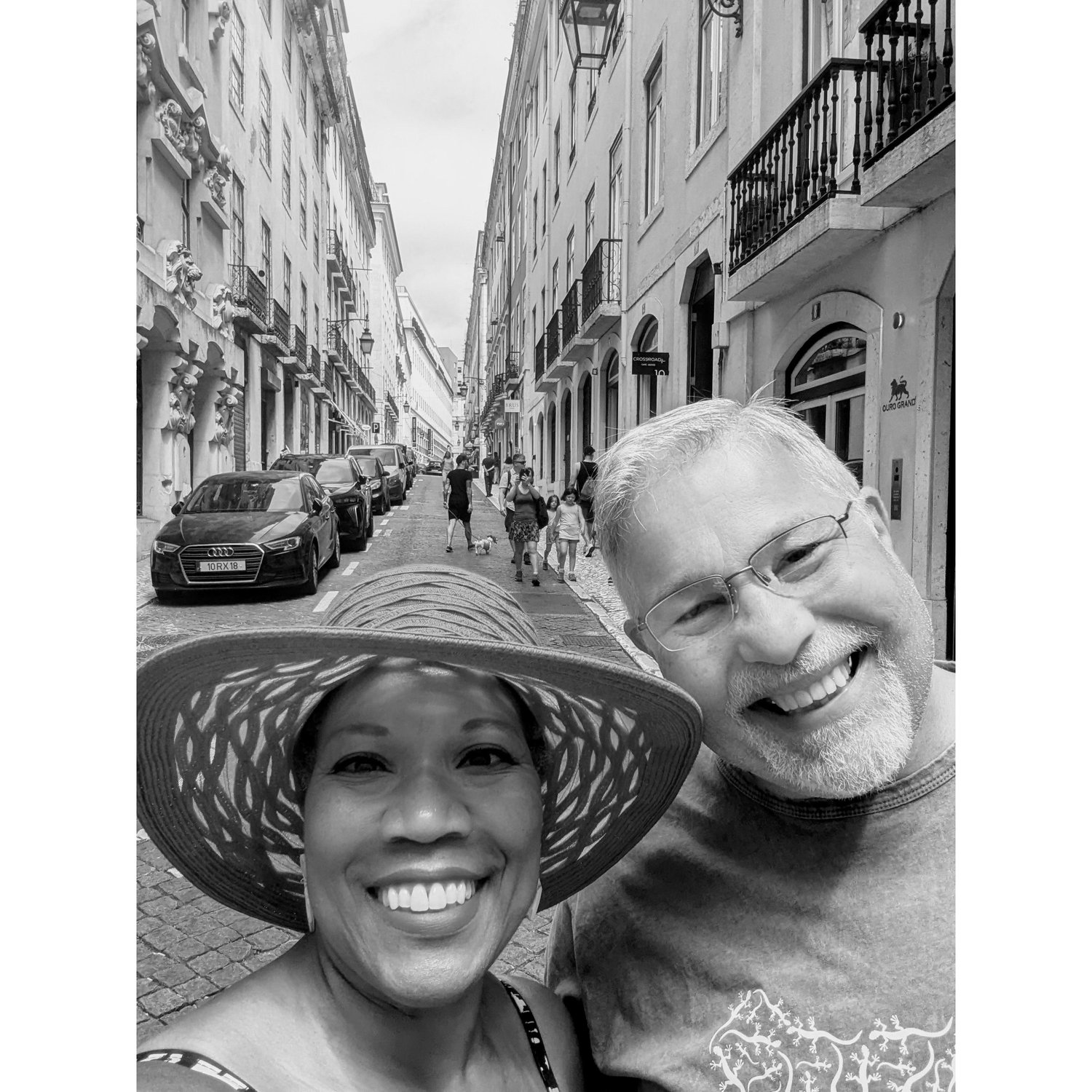 Just us being us in Lisbon, Portugal!