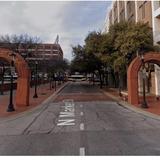 One Way on Market St. Leading to Venue Entry to Building