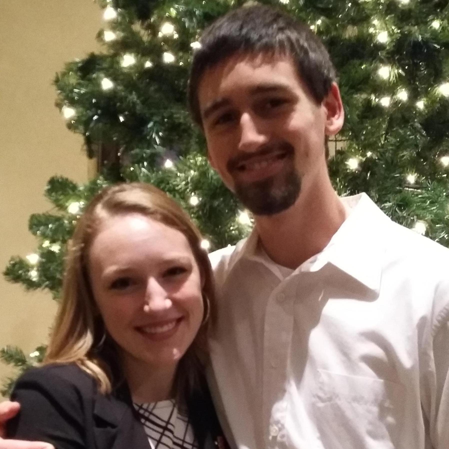 Our first Christmas together. <3 Grace was so good, Santa brought her me!