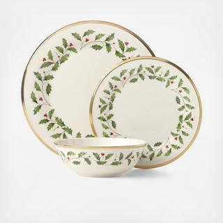 Holiday 3-Piece Place Setting, Service for 1