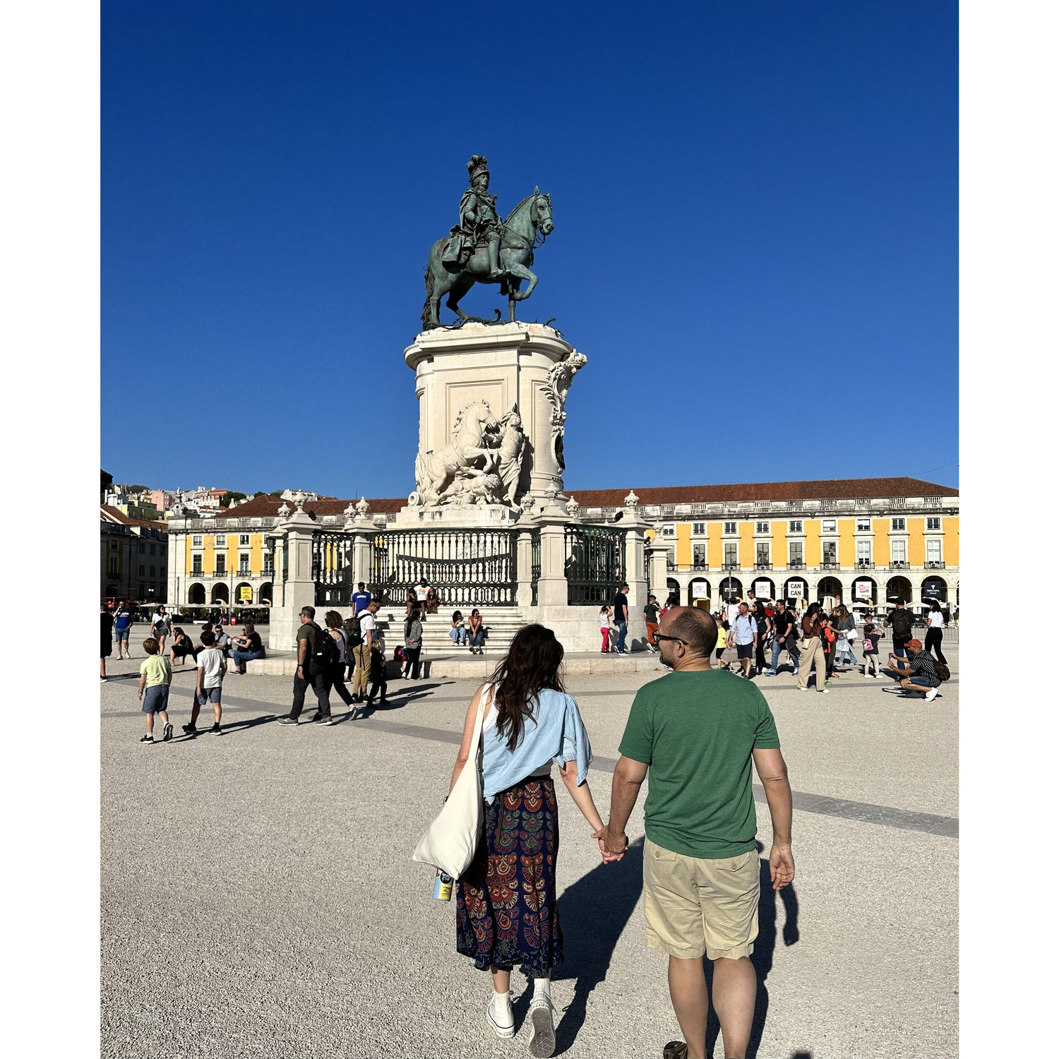 that time we went to Portugal and held hands near a fountain.