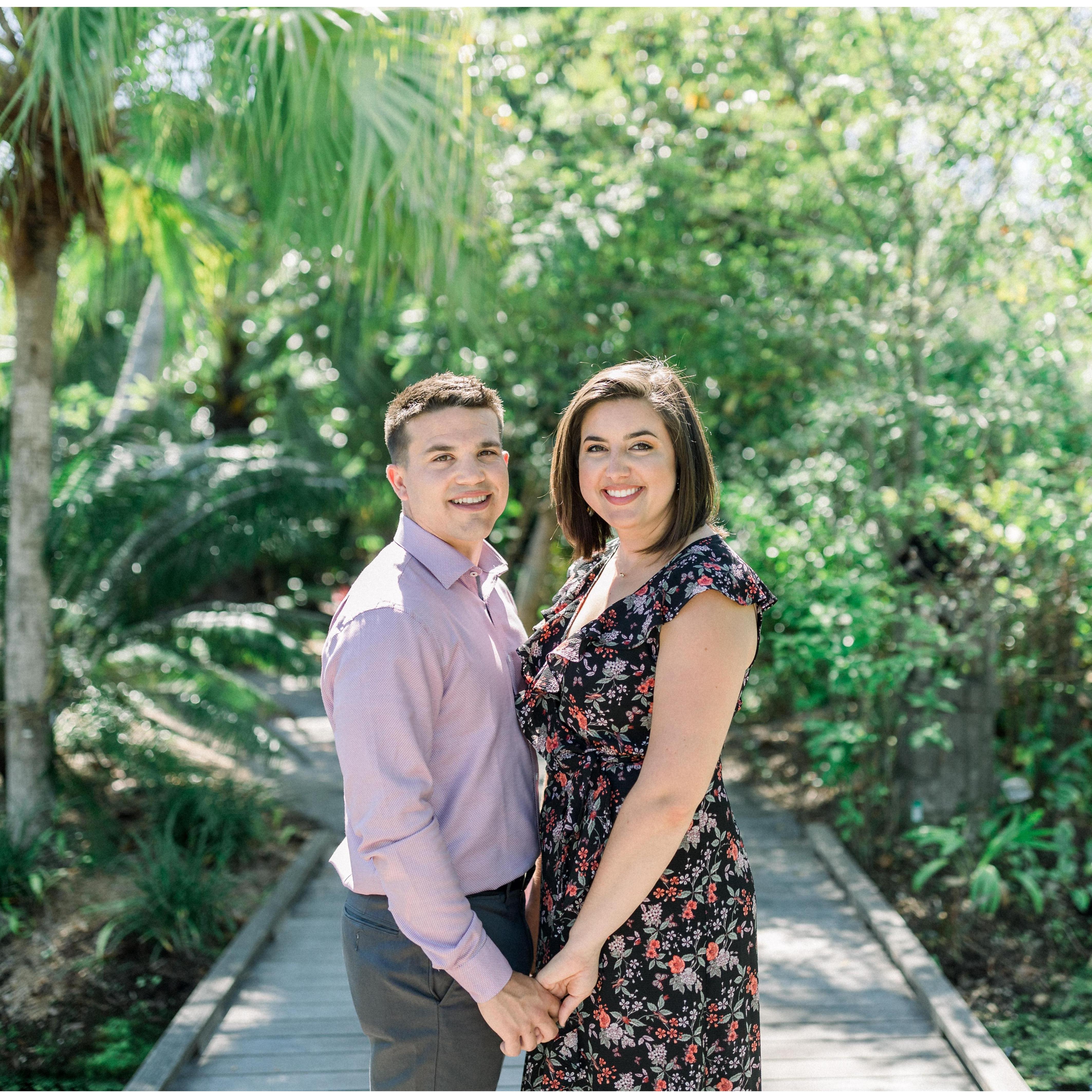 Engagement Photo Session at the Naples Botanical Garden